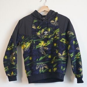 Adidas Logo Neon Print Hoodie